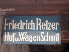Altes Gewerbeschile - 2013