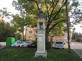Kreuzsäule, 1968 hierher versetzt - 2016