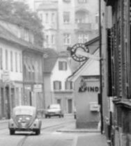 ehemalige Nr. 41 im Hintergrund in der Mitte des Bildes (Sammlung Kubinzky)